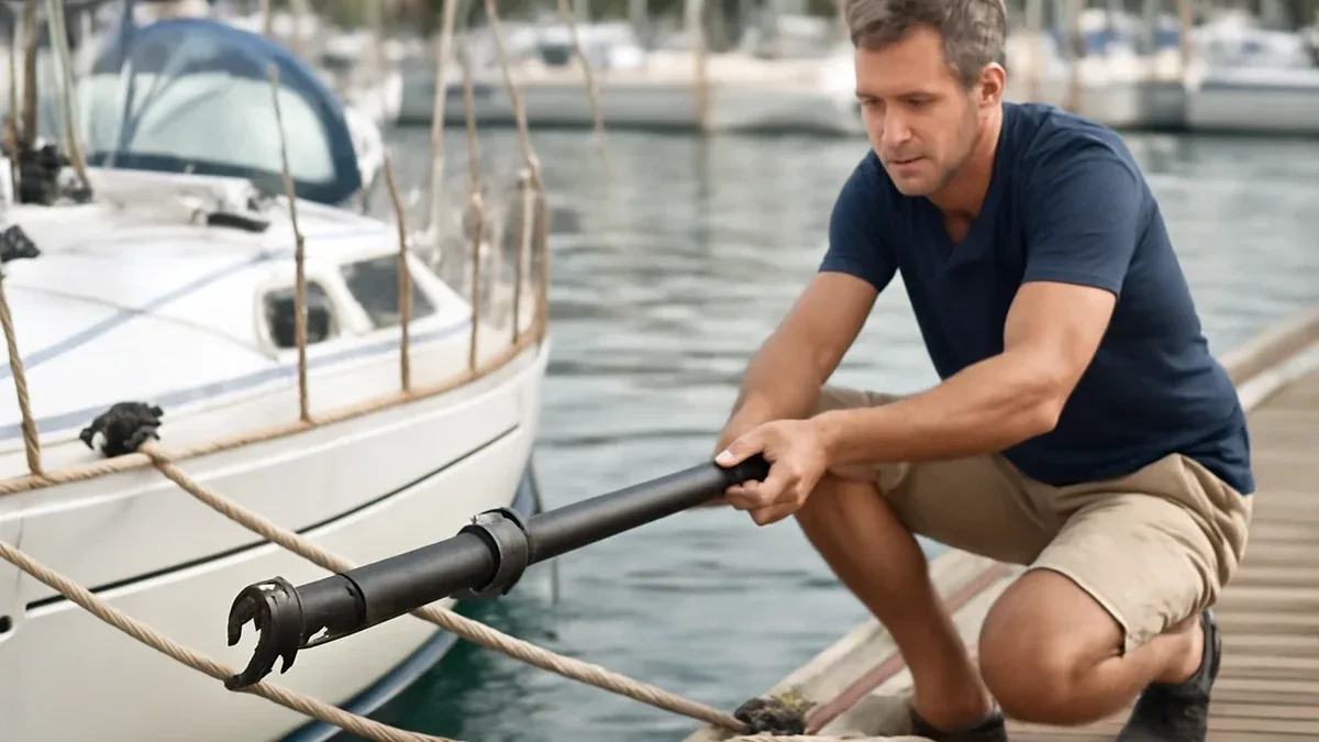 Ganci telescopici da barca: materiali e ingombro per lo stivaggio